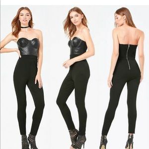 Bebe Faux Jumpsuit